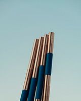 Tubes en bleu