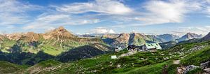 Bergpanorama Mindelheimer Hütte von Coen Weesjes