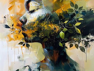 Vrouw Natuur van Kunst Kriebels