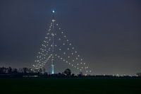 De grootste Kerstboom van de wereld schittert weer over Utrecht