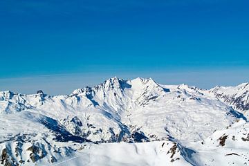 Winterlandschap in de Franse Alpen van Sjoerd van der Wal