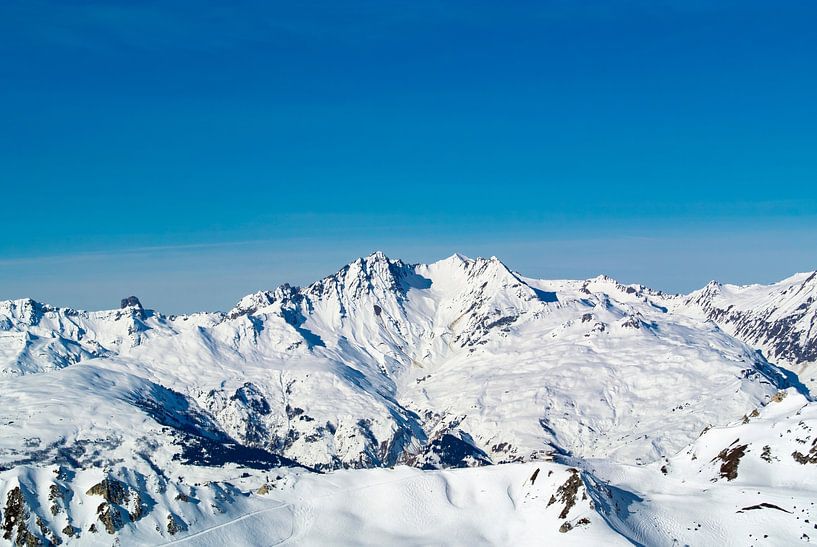 Winterlandschap in de Franse Alpen van Sjoerd van der Wal Fotografie