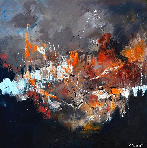 Etiolatie van een zonsondergang