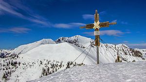 Das Gipfelkreuz am Scheibenkogel