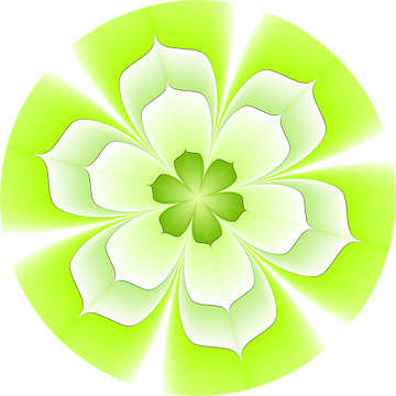 Green Flower van gabiw Art