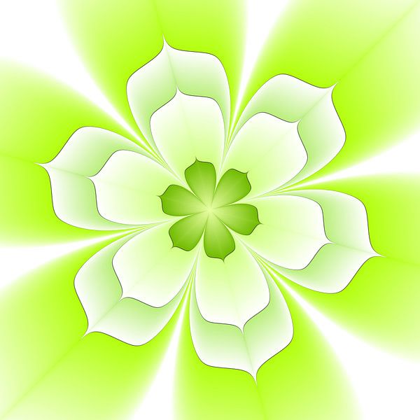 Grüne Blume von gabiw Art