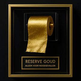 Reserve Goud alleen voor noodgevallen
