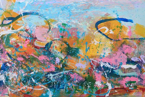 PASQUETTA - Abstraktes Farbenspiel von Petra Kaindel