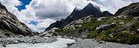 Panorama der Ecrins von Tessa Louwerens Miniaturansicht