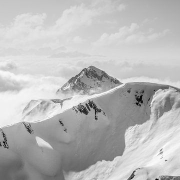 Top van de Moleson bij Gruyères van Christian Müringer