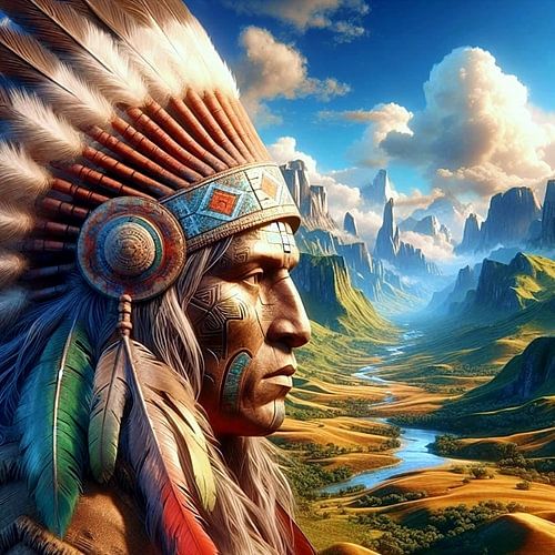 Man inheems Noord-Amerika 3