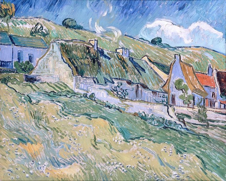Cottages, Vincent van Gogh par Des maîtres magistraux