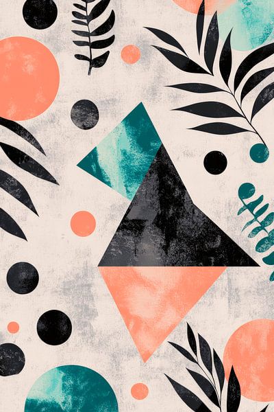 Abstracte geometrische Komposition von Poster Art Shop