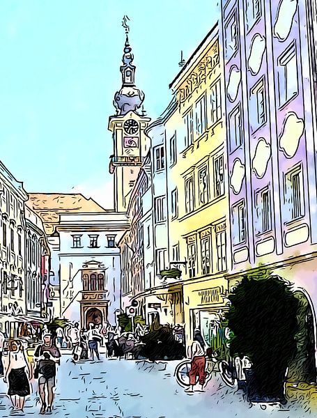 Linz, Motief 4 van zam art