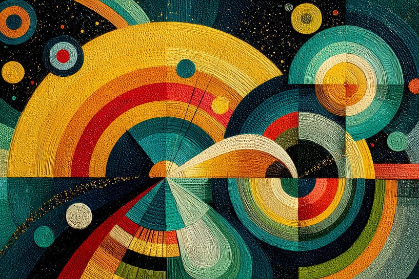 art with colour portrait by Egon Zitter