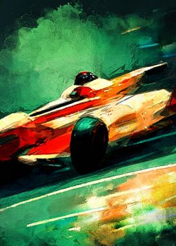 Formule 1 voiture de course #sport sur JBJart Justyna Jaszke