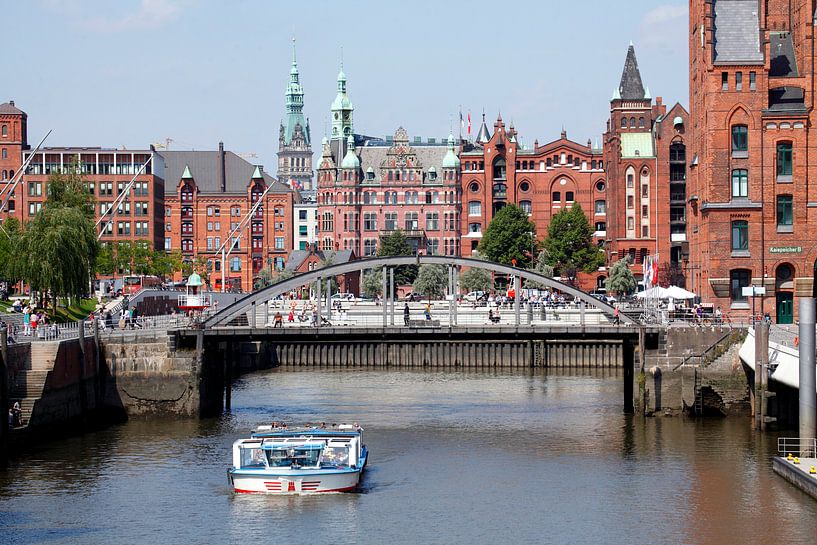 So-called Hafenrathaus, Speicherstadt, Hafencity, Hamburg, Germany, Europe by Torsten Krüger