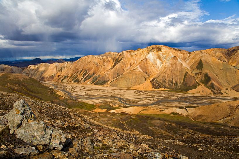 Landmannalaugar en Islande 1/2 par Anton de Zeeuw