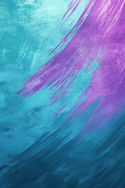 Pourpre bleu | Pourpre dynamique par Collection Moderne