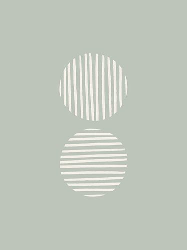 Striped Arches | Sage Green