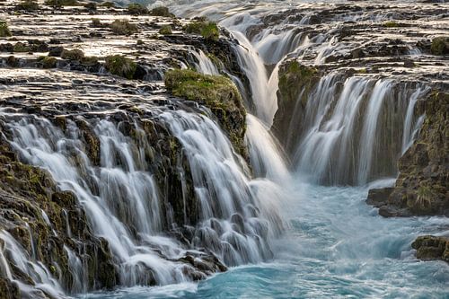 Big waterfall in Iceland