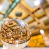 Groningen Hoofdstation in de glazen bol  van Iconisch Groningen