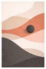 Abstract Minimal Landscape Wall Art by irgian firmansyah