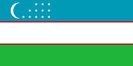 Usbekistan Flagge Vektor-Design und Illustration , Nationalflagge von Usbekistan von de-nue-pic