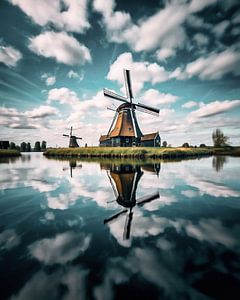 Windmühle an der Gracht