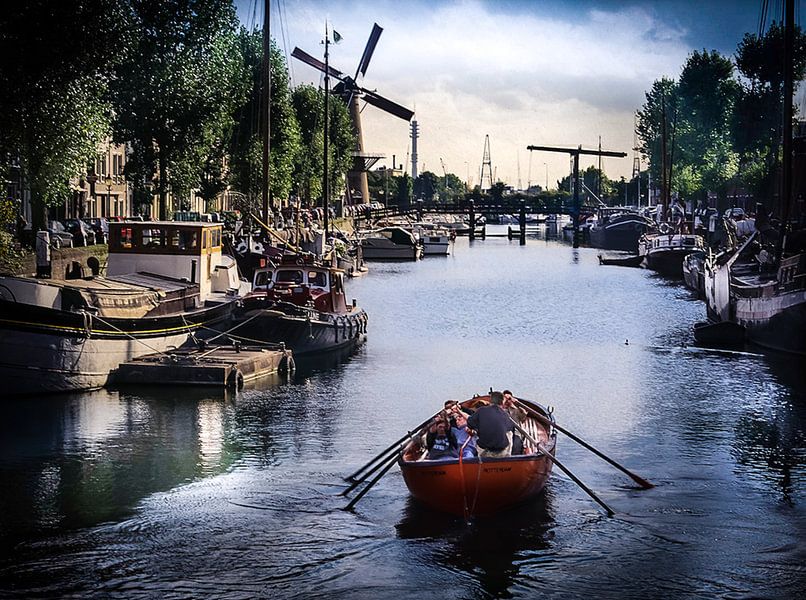 Port de Delft Rotterdam par Antonie van Gelder Beeldend kunstenaar