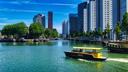 Water taxi in the Port of Rotterdam