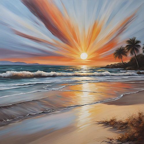 Sunday Side Up Schilderij