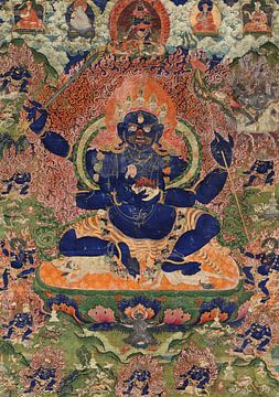 Buddhist ,Vier Arme Mahakara, Boeddha standbeeld
