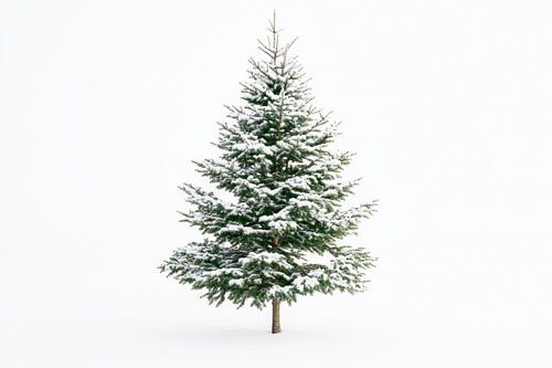 Besneeuwde boom