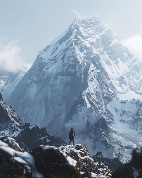 Bergwonderen in de alpine hooglanden van fernlichtsicht