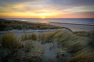 Sonnenuntergang am Strand von Dirk van Egmond Miniaturansicht