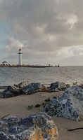 Vuurtoren in Hellevoetsluis overdag