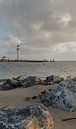 Vuurtoren in Hellevoetsluis overdag van Rob Saly thumbnail