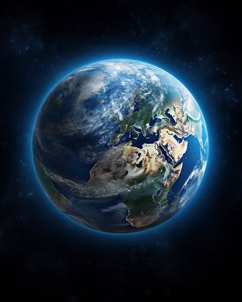 Blick ins Universum von fernlichtsicht