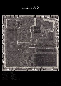 De Intel 8086 CPU van Zeger Knops
