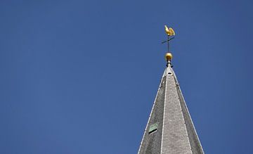 Close-up top village church Oostkapelle by Percy's fotografie