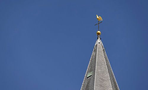 Close-up bovenkant dorpskerk Oostkapelle