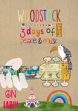 Woodstock Collage voor kinderen van Green Nest