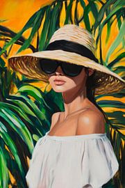 Zomerse elegantie in het paradijs van Poster Art Shop