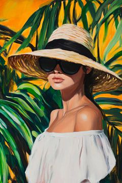 Summery elegance in paradise by Poster Art Shop