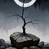 Wabi Sabi Enso Landscape by FRESH Fine Art