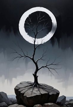 Wabi Sabi Enso Landschaft