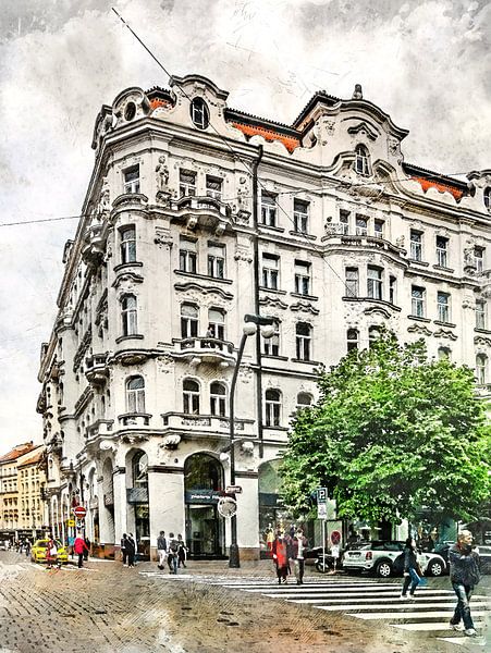 Prag Aquarell Kunst #Prag von JBJart Justyna Jaszke