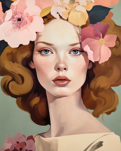 Illustration "Flower girl&quot ;