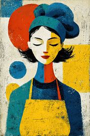 Woman Kitchen | Bright Colors of Culinary Passion by OMG Art